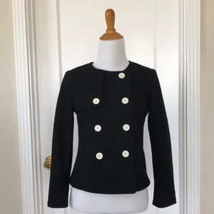 New J. Crew Felted Wool Double Breasted Jacket